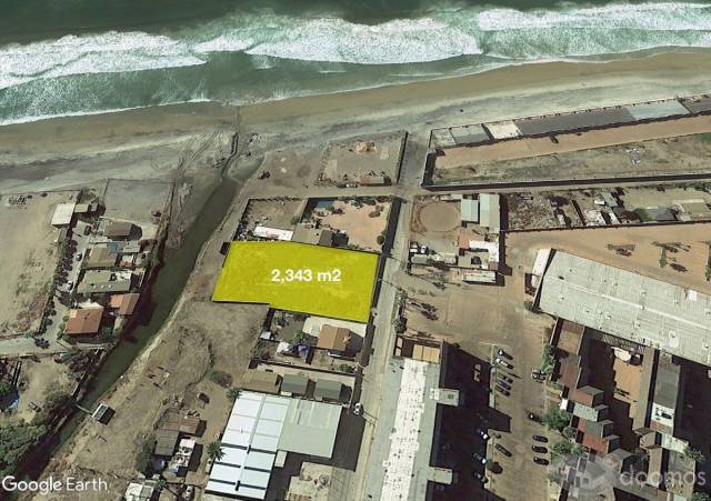 Venta de Terreno Comercial frente al mar, Basso, Rosarito, 2343m2