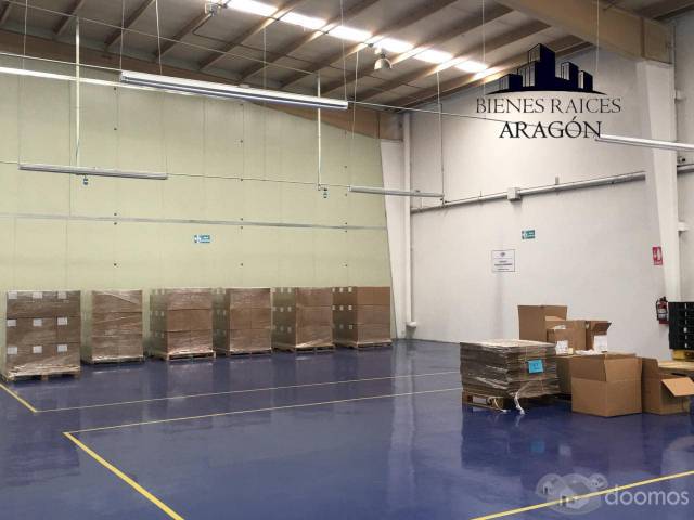 RENTAMOS PRECIOSA BODEGA - NAVE INDUSTRIAL 1,847 mts² ó 19,885 pies² NUEVA