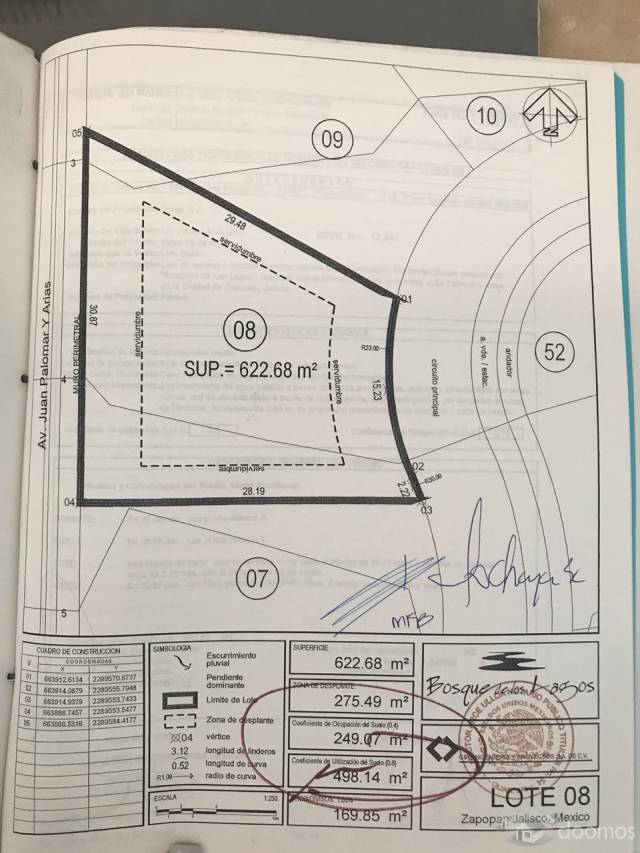 Venta de Terreno en Bosque de Los Lagos