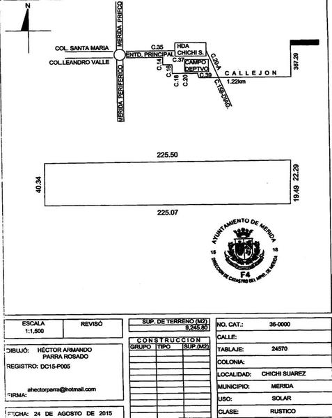 Venta De Terreno En Chichi Suarez