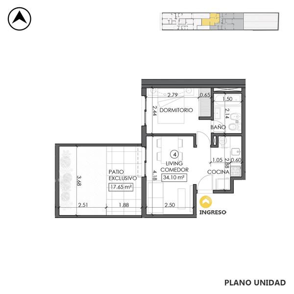 Departamento - Microcentro