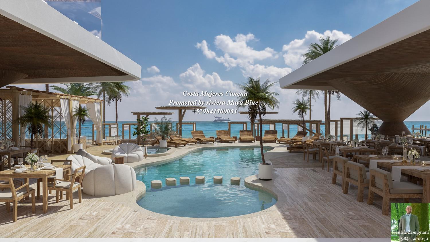 Preventa Departamento en  Punta Sam Costa Mujeres Cancun BEACHFRONT