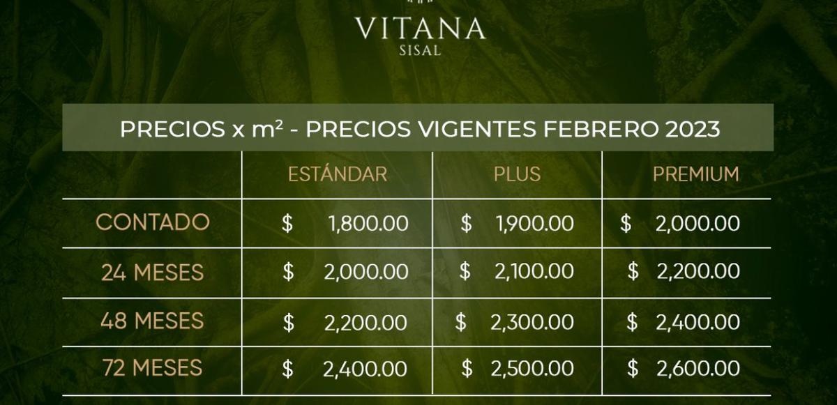 Terrenos Residencial  en Venta Vitana, Sisal Yucatán