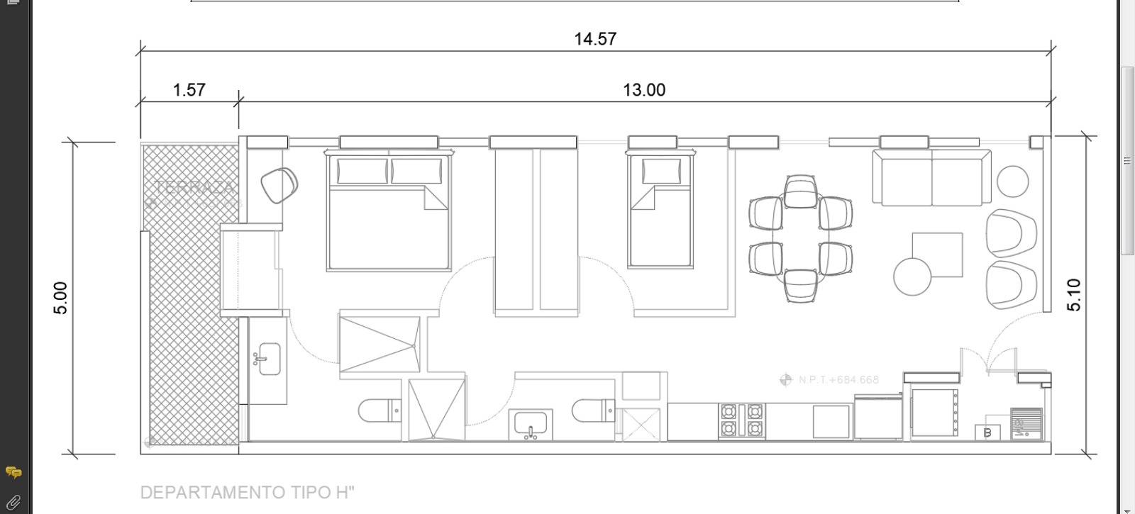 Departamento en Venta Santa Catarina (Torre Nueva en San Gregorio)