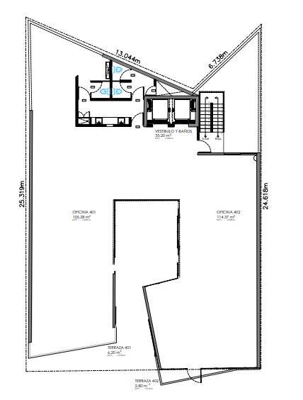 Oficina en Venta o Renta en Miguel Hidalgo con Terraza (m2o2701)