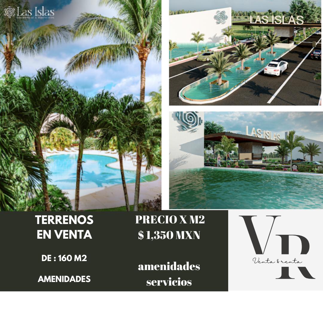 Terrenos en venta en ISLAS RESIDENCIAL,  Isla Mujeres