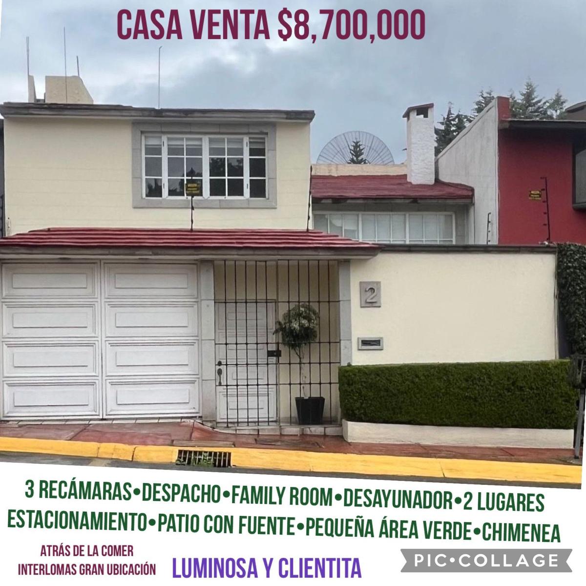 Increíble precio casa en Interlomas por la comer