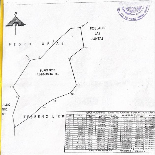 LA FIRMA REAL STATE VENDE 41.9 HA DE TERRENO BALDIO CERCADO EN EL FUERTE, SINALOA