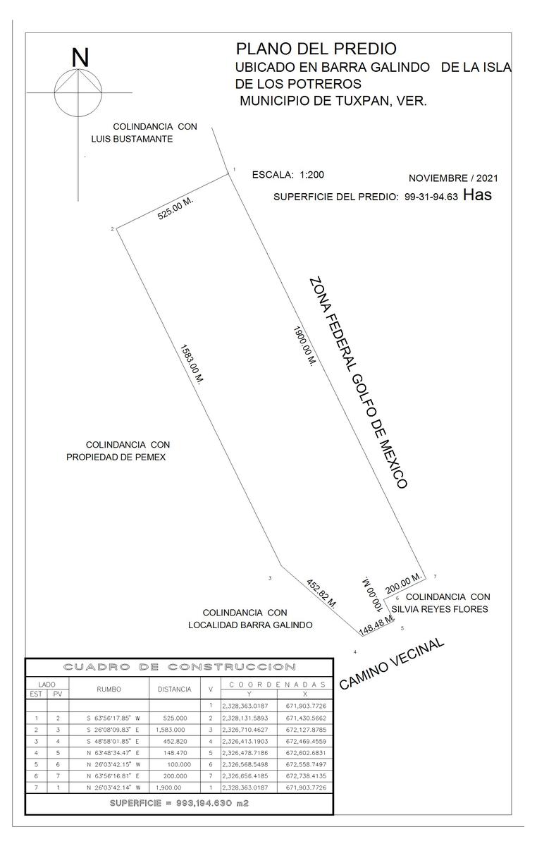 Terreno en Tuxpan