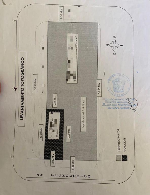 Único Terreno Venta sobre Av Tecnológico Metepec