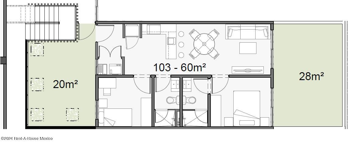 Departamento en Venta en Azcapotzalco, Claveria RT 24-4443.