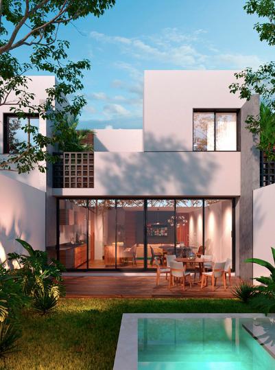 CASA EN VENTA MERIDA, PAOLO VILLAS RESIDENCIALES EN VILADIU