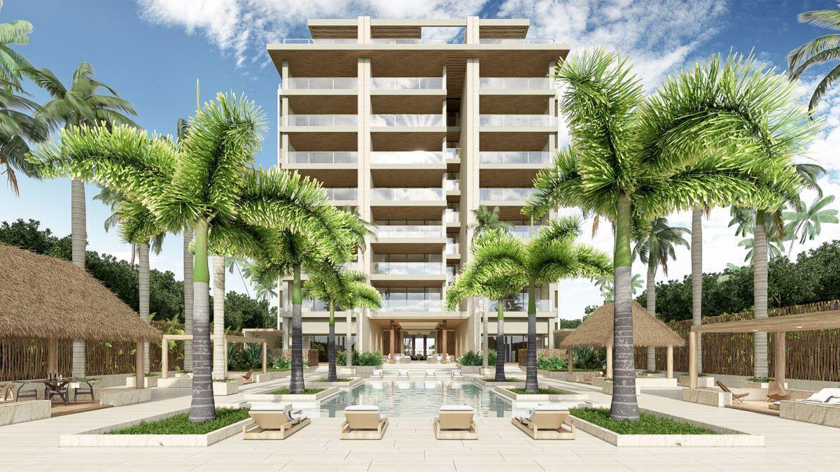 Departamento en venta en la playa, Uaymitun Yucatán, Almarina