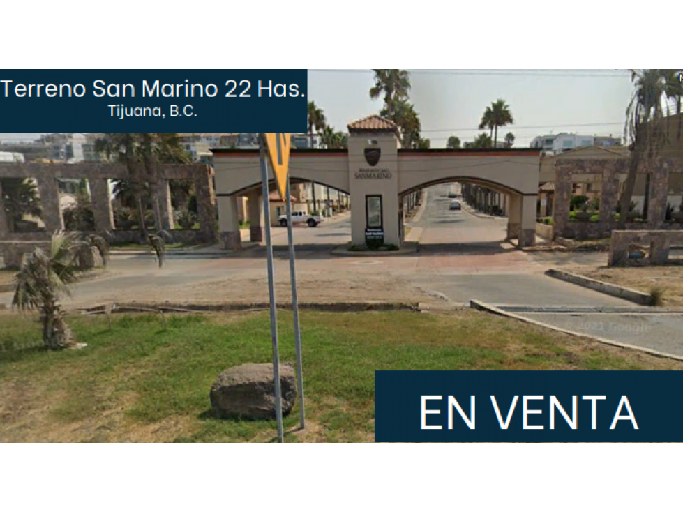 Terreno en Venta Fracc. San Marino Tijuana Baja California