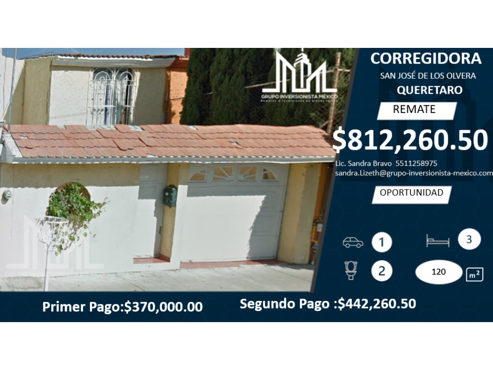 REMATE!! $ $842,466 HERMOSA CASA EN SAN JOSÉ DE LOS OLVERA