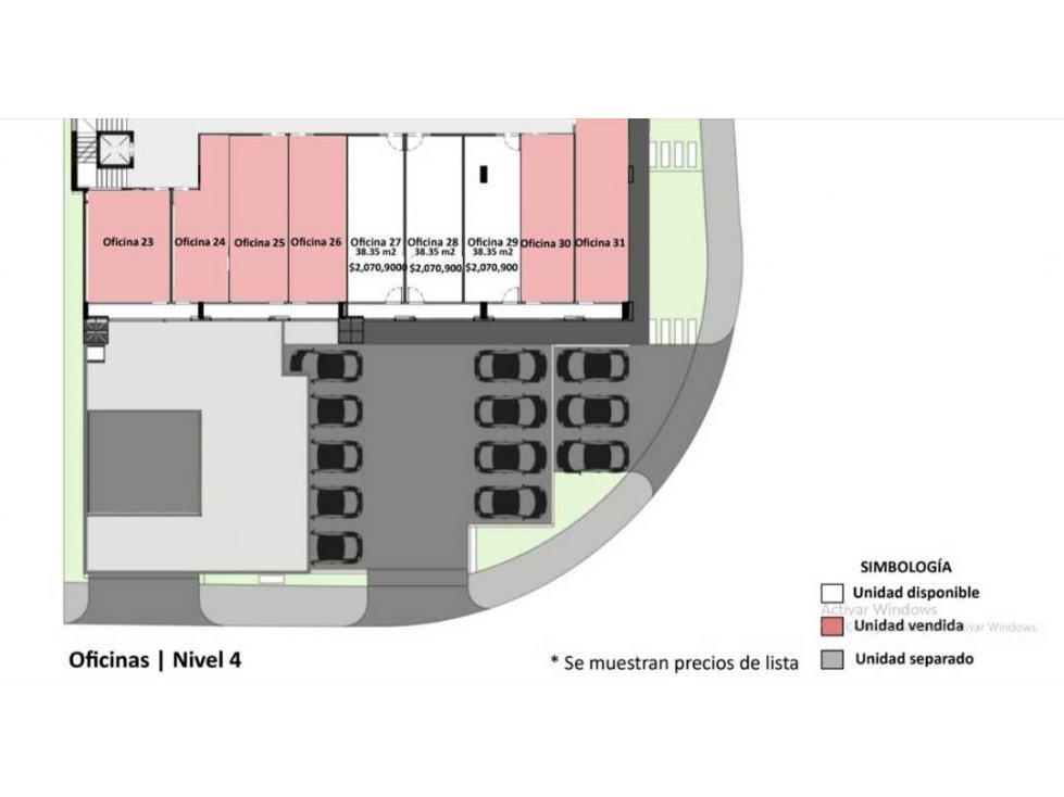 Oficinas Nuevas en plaza comercial Contry sur